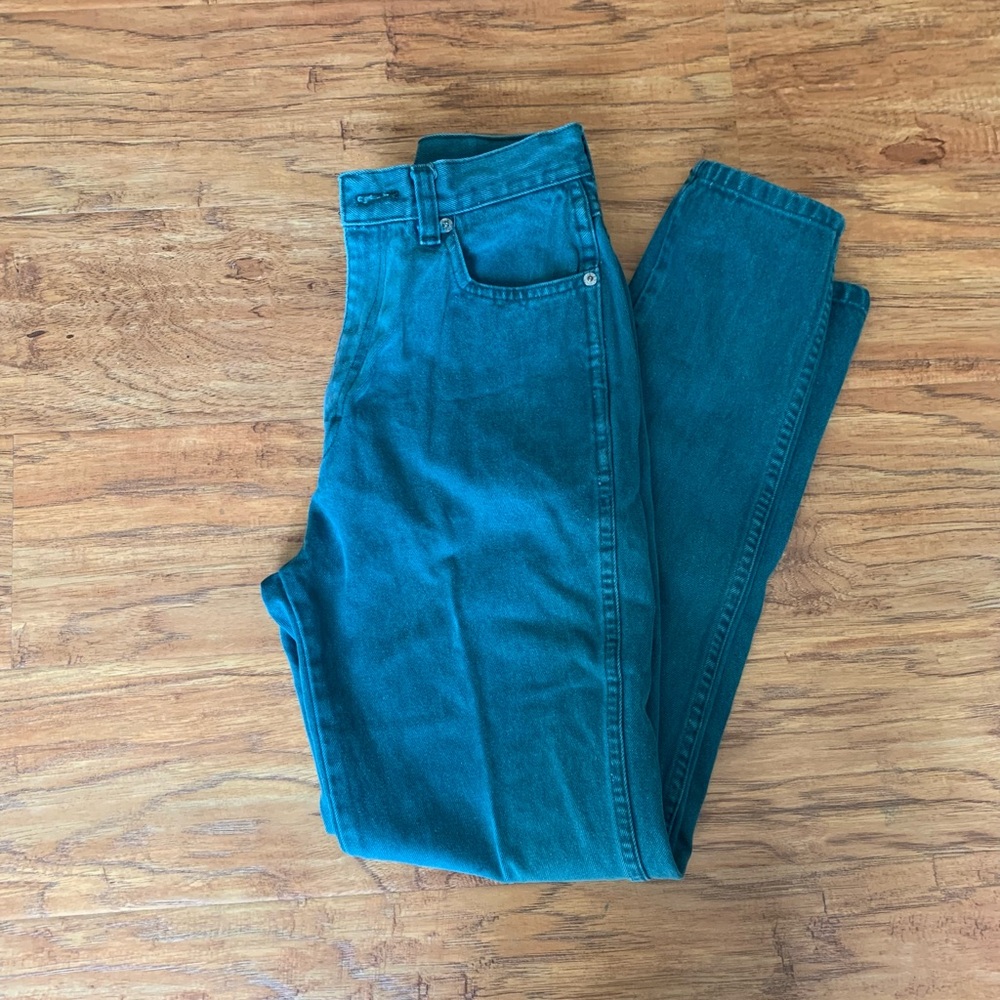 Vintage green high waisted jordache jeans